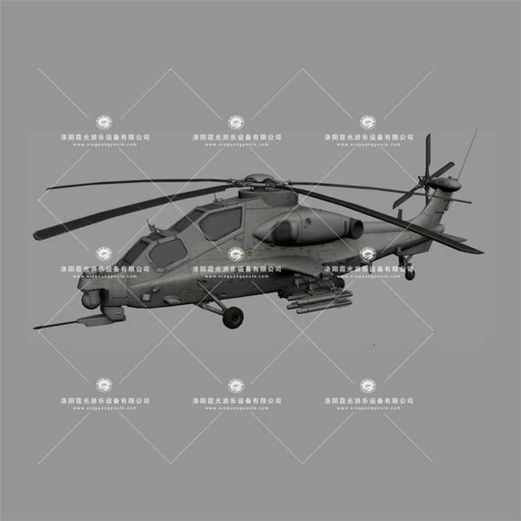 天涯镇武装直升机3D模型